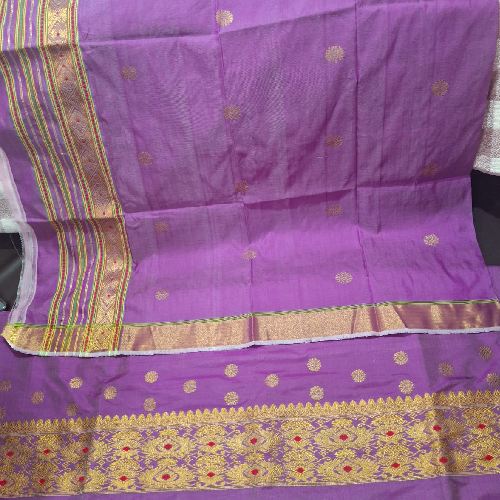 Handwoven Mixed Pat Silk Mekhela Chador - Image 4