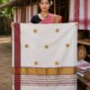 Pure Pat Silk Single Centre Border Gamusa.(Jokachiba)