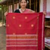 Pure Pat Silk Single Centre Border Gamusa.(Jokachiba)