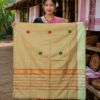 Pure Pat Silk Single Centre Border Gamusa.(Jokachiba)