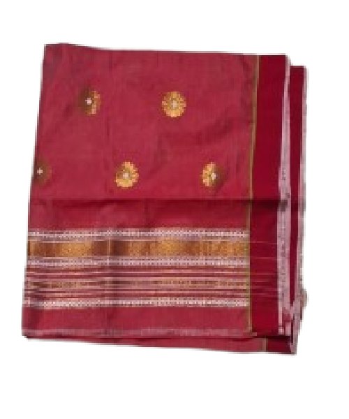 Pure Pat Silk Single Centre Border Gamusa.(Jokachiba)