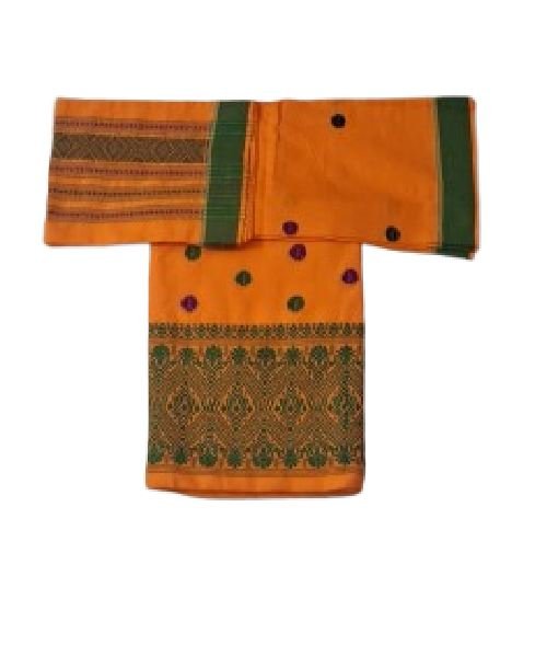 Resmi Cotton Mekhela Chador – Handwoven Traditional Deori Ethnic Wear