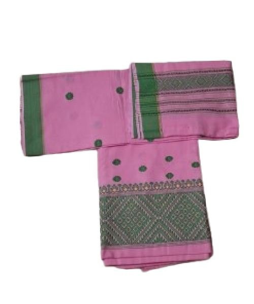 Resmi Cotton Mekhela Chador – Handwoven Traditional Deori Ethnic Wear