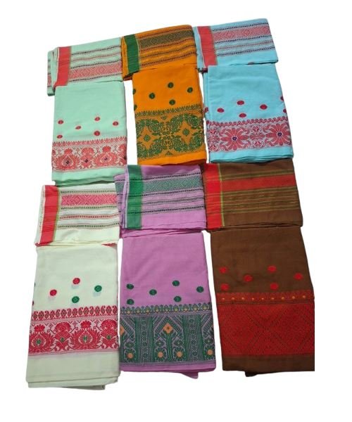 Resmi Cotton Mekhela Chador – Handwoven Traditional Deori Ethnic Wear