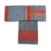 Staple Cotton Mekhela Chador – HandwovenTraditional by Deori in Assam