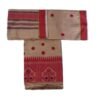 Staple Cotton Mekhela Chador – HandwovenTraditional by Deori in Assam