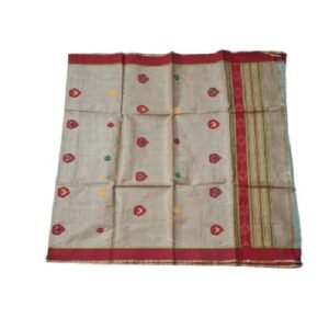 Toss Silk Single Centre Border Gamusa (Joka Chiba) – Handwoven by Deori Artisans