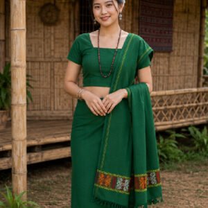 Padmini by Padmini Single Long Mekhela with Blouse.