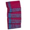 Handwoven Padmini Silk Gamusa with Floral Designs on Both Sides