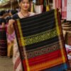 Handwoven Padmini Silk Gamusa with Floral Designs on Both Sides