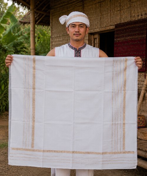 Men's Handwoven Traditional Turban( Paguri)
